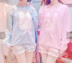 【NILE PERCH】オーガンジーモチーフ BIGトレーナーのサムネイル