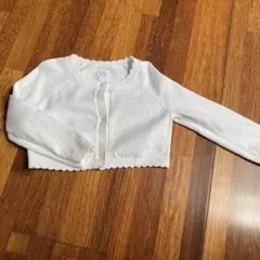 GAP ホワイト カーディガン クロップド丈