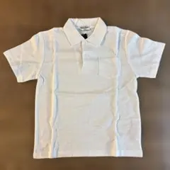 ポロシャツ半袖 白　120 cm
