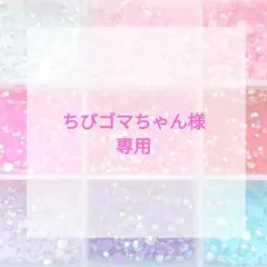 ちびゴマちゃん様専用ページ