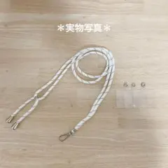 ⭐️スマホ　ストラップ 首掛け 透明タグパッチ 3枚入り