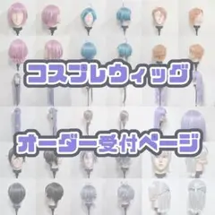 【受付中】 ウィッグ オーダー カット セット コスプレ