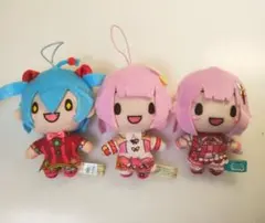 【おまけ2コ付き♪】プロセカ　鳳えむ　初音ミク　ふわぷちマスコット3点セット