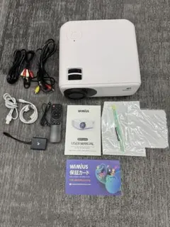 美品 WiMiUS LEDプロジェクター W2 (大型 スクリーン付) - メルカリ