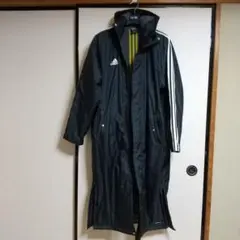 adidas ClimaProof ベンチコート Lサイズ 黒
