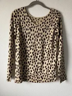 AZUL by MOUSSY ヒョウ柄 長袖Tシャツ Sサイズ