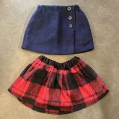 プティマイン スカート キュロット セット