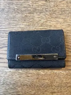 GUCCI GG柄 キーケース 블랙