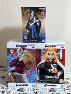 鬼滅の刃 煉獄杏寿郎 童磨　獪岳フィギュア