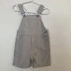 プチバトー　ストライプ柄ロンパース 6M/67cm