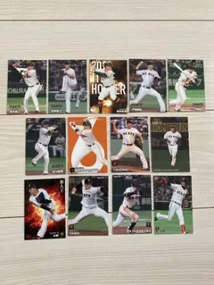 プロ野球チップス　カード　巨人　ジャイアンツ　13枚