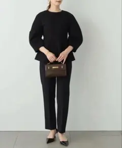 やち様【美品】ミラオーウェン　構築袖ボリュームトップス×パンツセット