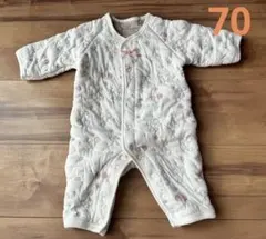 【美品】apres les cours 70 チェリー柄ロンパース