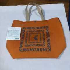 KINOKUNIYA カラーランチバッグ オレンジのサムネイル