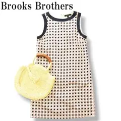【上質】 【美品】 ブルックスブラザーズ ノースリーブワンピース 6 ♪