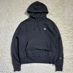 00s チャンピオン リバースウィーブ 希少ブラック フーディー Y2K