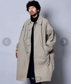 フリークスストア　ビッグシルエット ミリタリーステンカラーコート　ライナー欠品のサムネイル