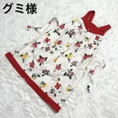 新品 エマニュエルウンガロ エプロン 花柄 華やか 綿 プレゼント クロス型のサムネイル