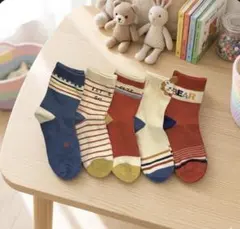 子供靴下 5足まとめ売り 3歳 4歳 5歳 15cm 16cm 17cm 韓国