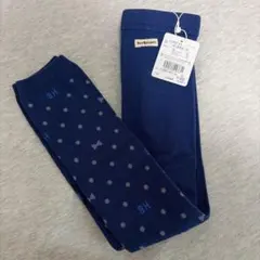 HOT BISCUITS ネイビー ドット柄 スパッツ 100