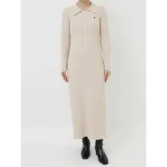 【POLO BCS コラボ】ケーブルニットワンピース