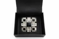 [未使用]CHANELの幾何学模様 ブローチ