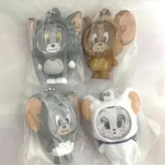 TOM and JERRY トムジェリ　フォトフレームマスコット　4点セット