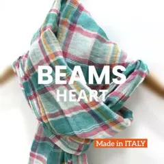 BEAMS HEART ビームスハート リネン ストール イタリア製 麻100%のサムネイル