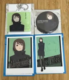 呪術廻戦 POP UP STORE 家入　硝子　アクキー　缶バッジ　フォトカ