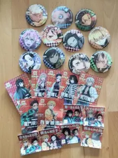 鬼滅の刃　コジマ　缶バッチ　カード　ステッカー　ホログラム　第一弾