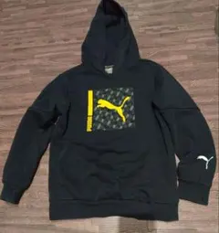 PUMA フード付きネイビーパーカー