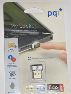 pq1 My Locker 指紋認証リーダー Windows Hello 対応のサムネイル