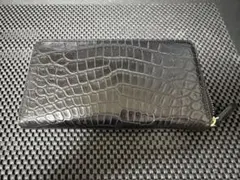 ロダニア　クロコダイル革　長財布　ワニ革