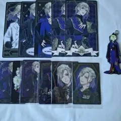 ツイステ　ヴィル　アルカナカード　クリアカード　ラバーキーホルダー