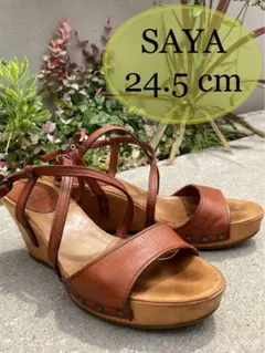 【お値引き】SAYA 24.5 サンダルのサムネイル