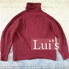 美品　Lui's タートルネックセーター