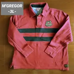 マクレガー 襟付きラガーシャツ◈トレーナーボーダーエンブレム