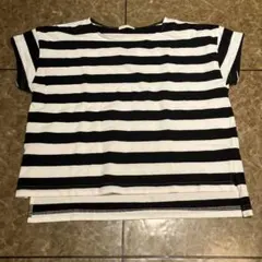 earth music&ecology ボーダーTシャツ　ブラック＆ホワイト