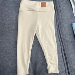 【古着】SHEIN ベージュ レギンス 18〜24ヶ月サイズ