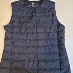 ウルトラライトダウンベスト ネイビー M