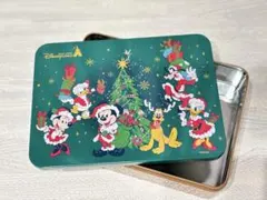 香港ディズニーランド Disney クリスマス お菓子 空き缶 空箱