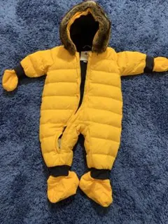 PETIT BATEAU オーバーオール 12m プチバトー　ダウン