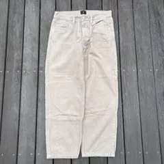 H&M ベージュ コーデュロイ ワイドパンツのサムネイル