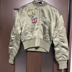 最終お値下げ☆BROWNY MA-1スタイルジャケット オリーブグリーン