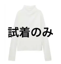 【試着のみ】COCODEAL ボトルネックシアープルオーバー