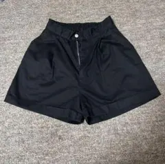 美品　WEGO 黒 ショートパンツ シンプル ウエストゴム ポケット付き