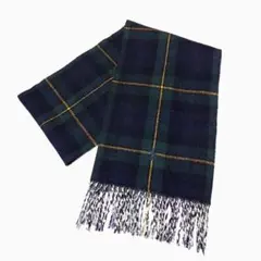 ポロラルフローレン✨イタリア製 チェック&ヘリンボーン ウールマフラー POLO