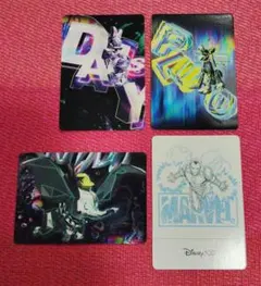 ディズニー100　ワンダーカードコレクション　４枚セット