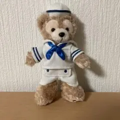 ダッフィー　セーラー服　ぬいぐるみバッジ