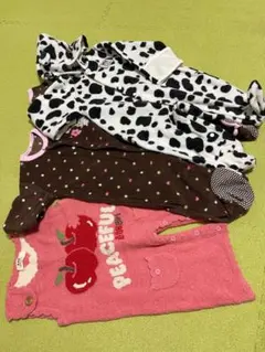 ロンパース　カバーオール　3枚セット　サイズ60〜80位